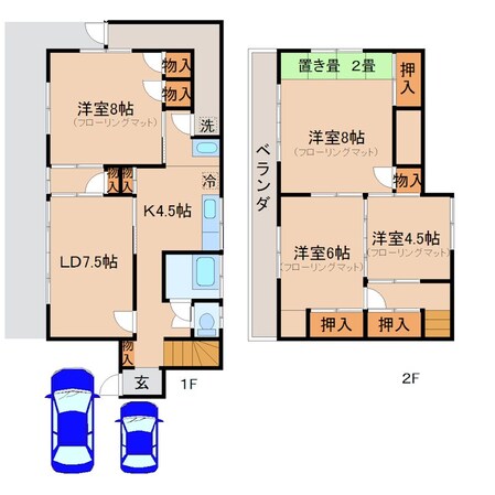 石岡市石岡14020-19戸建の物件間取画像